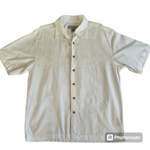 QuickSilver Edition Comfort Fit Short Sleeve Button Down Shirt Size L